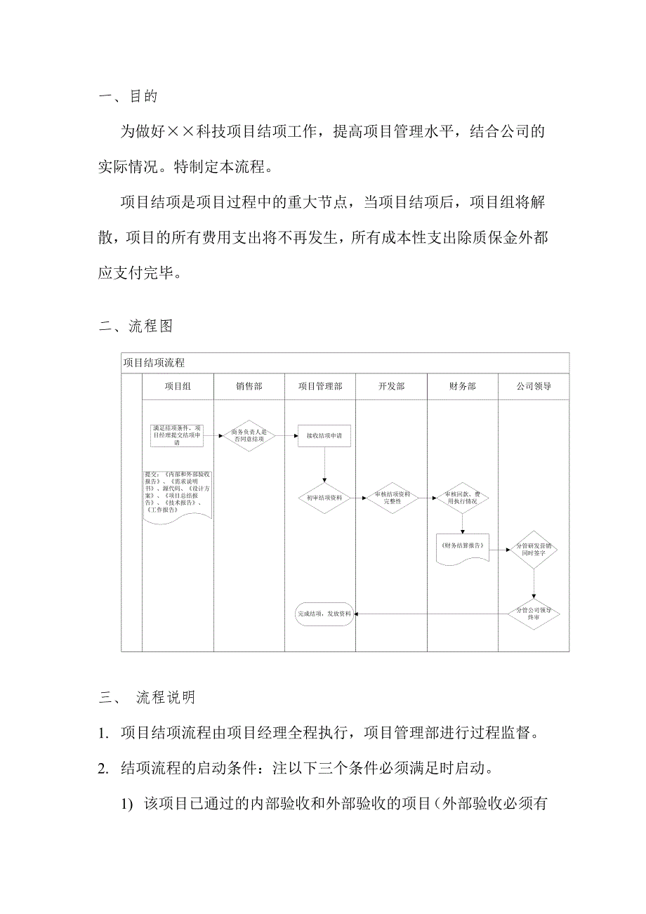 项目管理-项目结项流程(经典模板)_第2页