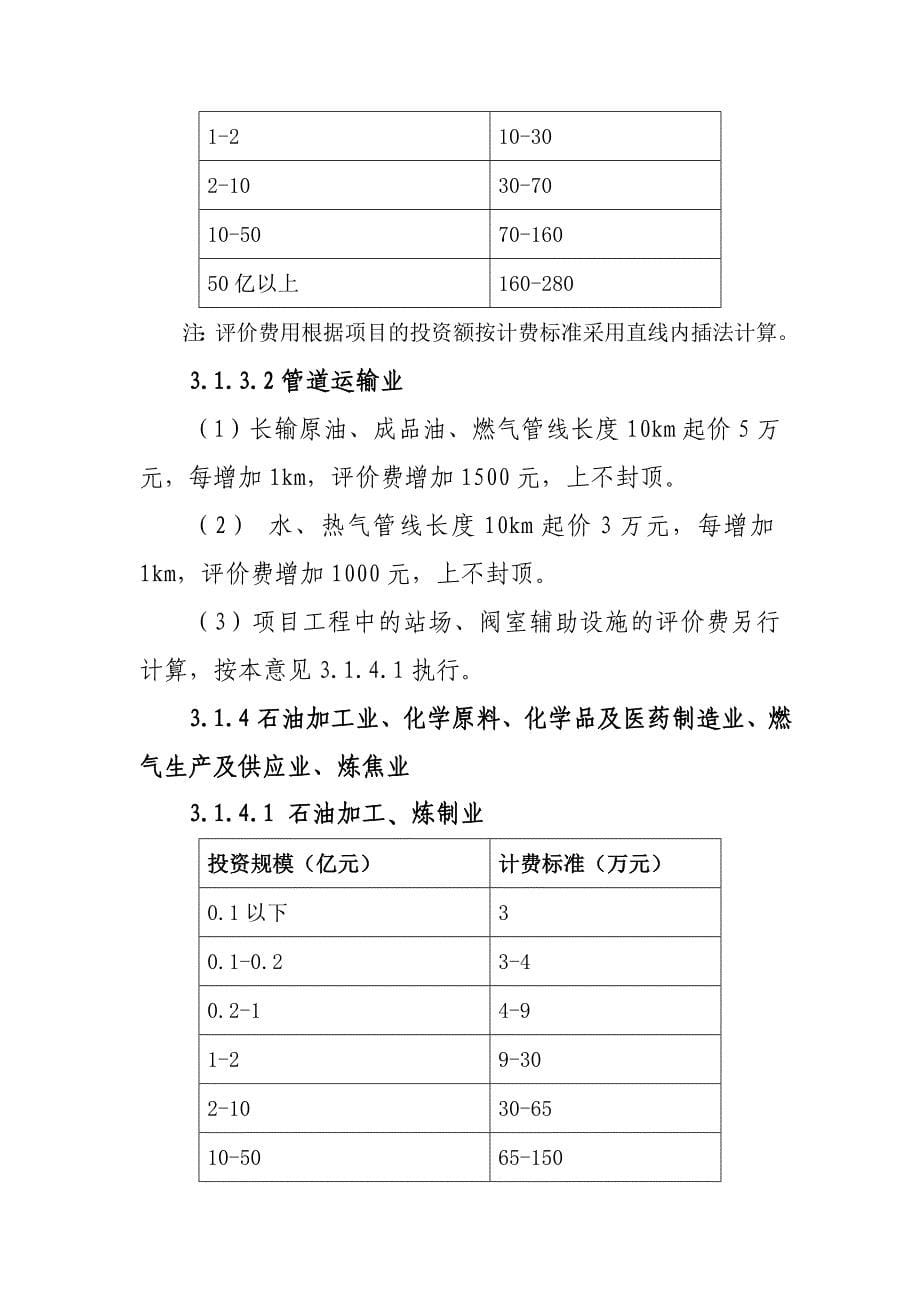 最新辽宁省安全评价收费指导意见_第5页