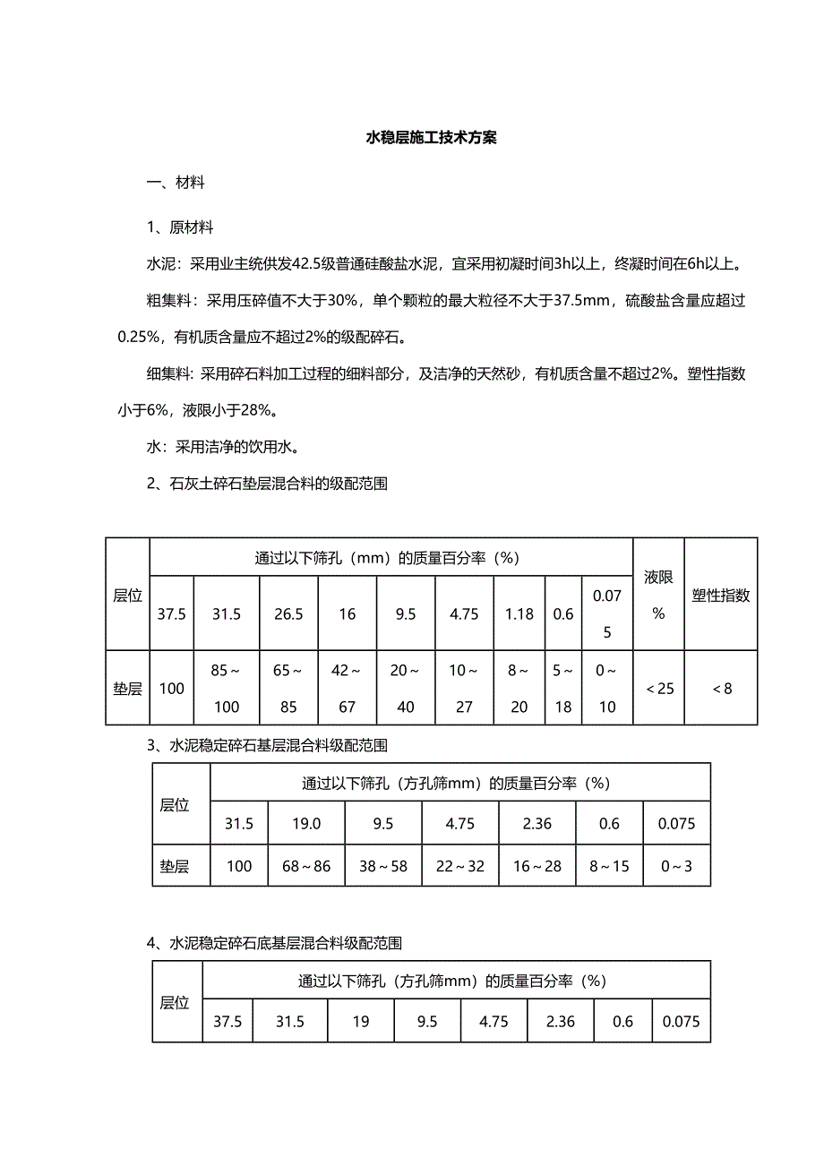 水稳层施工技术方案设计_第1页