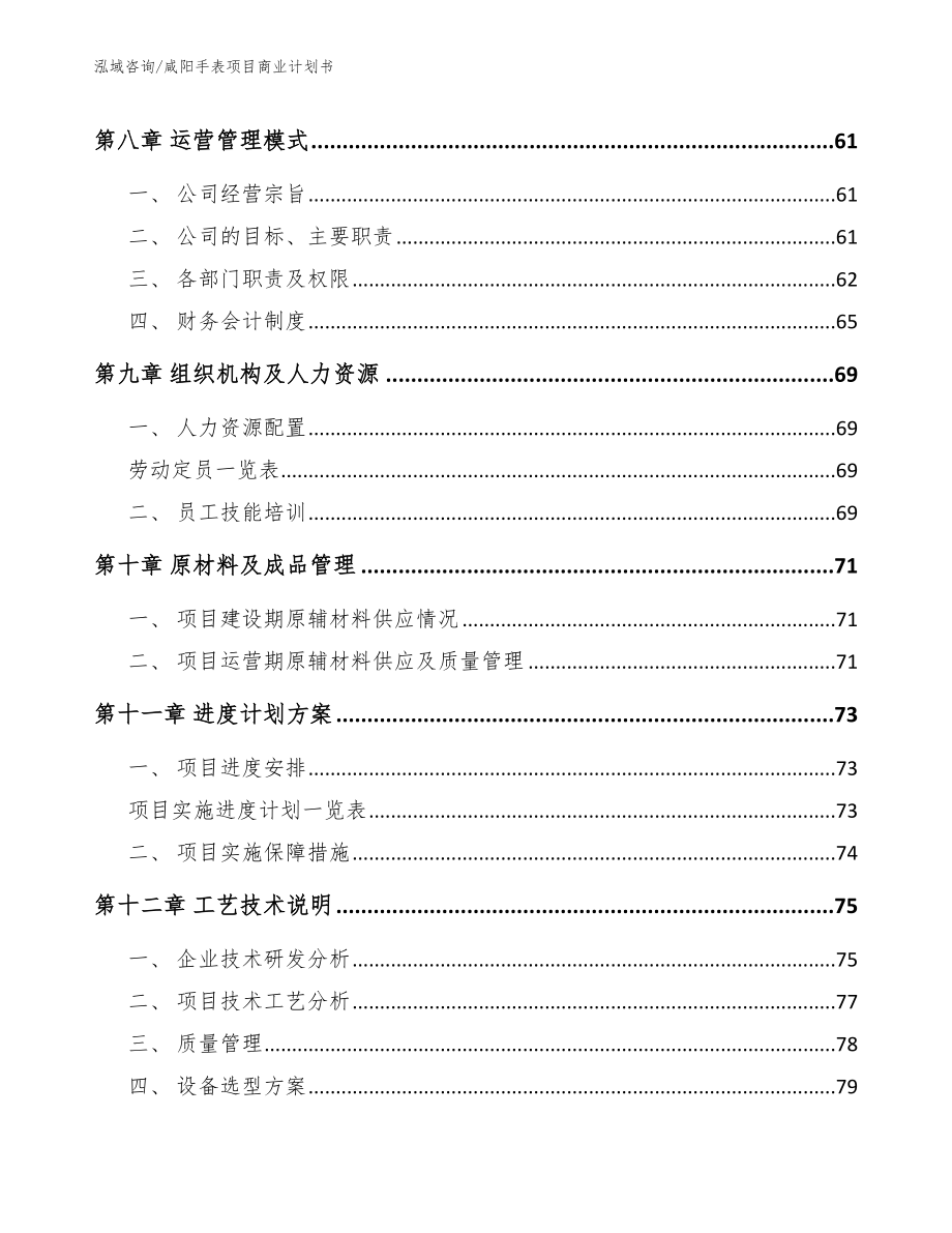 咸阳手表项目商业计划书_第3页