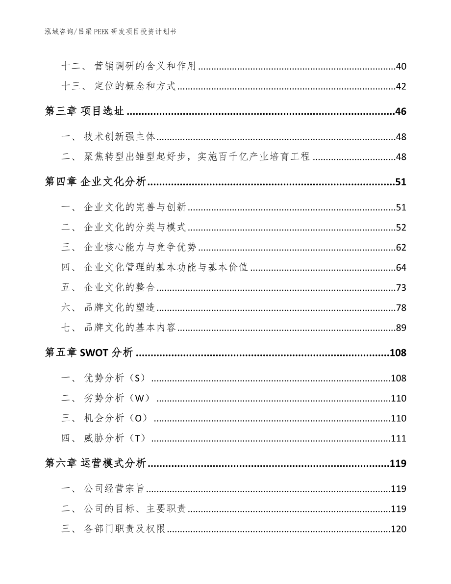 吕梁PEEK研发项目投资计划书_范文模板_第2页