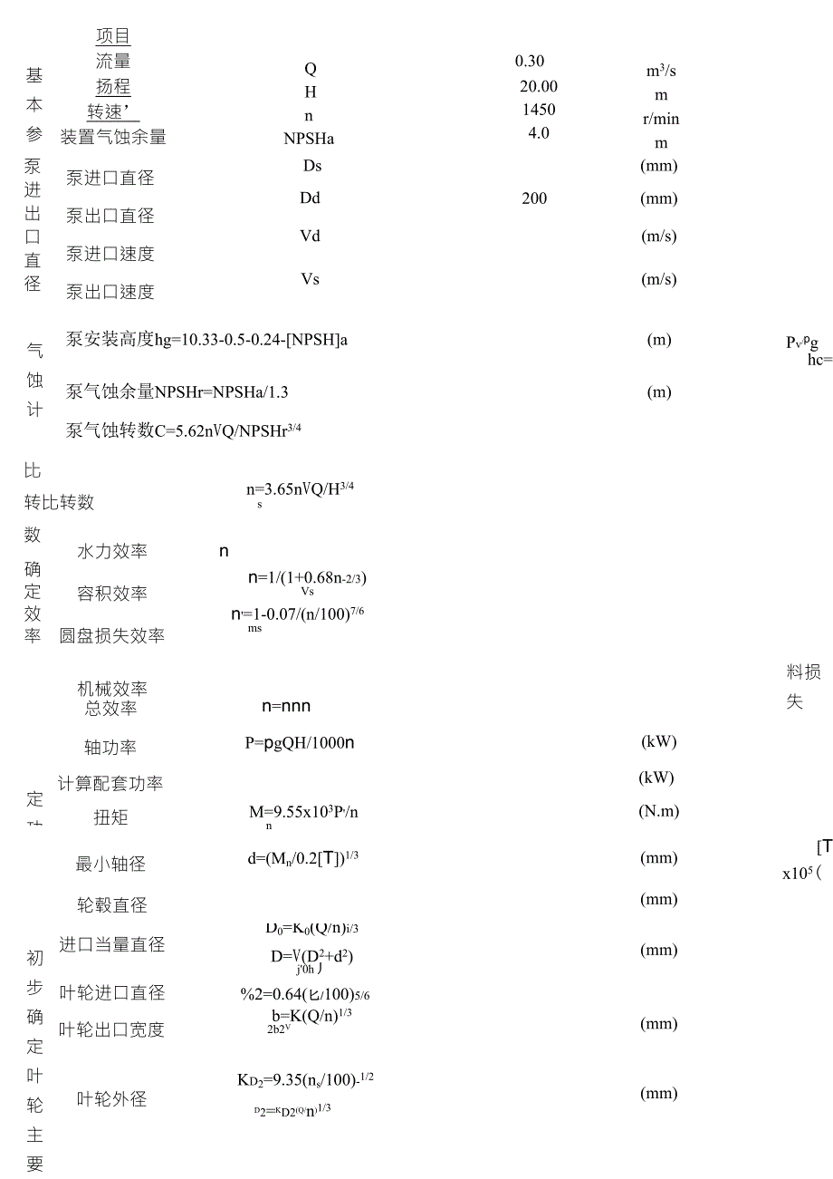 离心泵设计计算_第1页