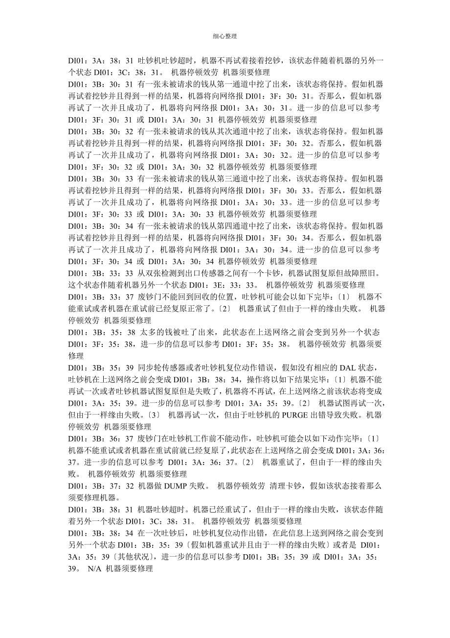 迪堡ATM错误代码表_第5页