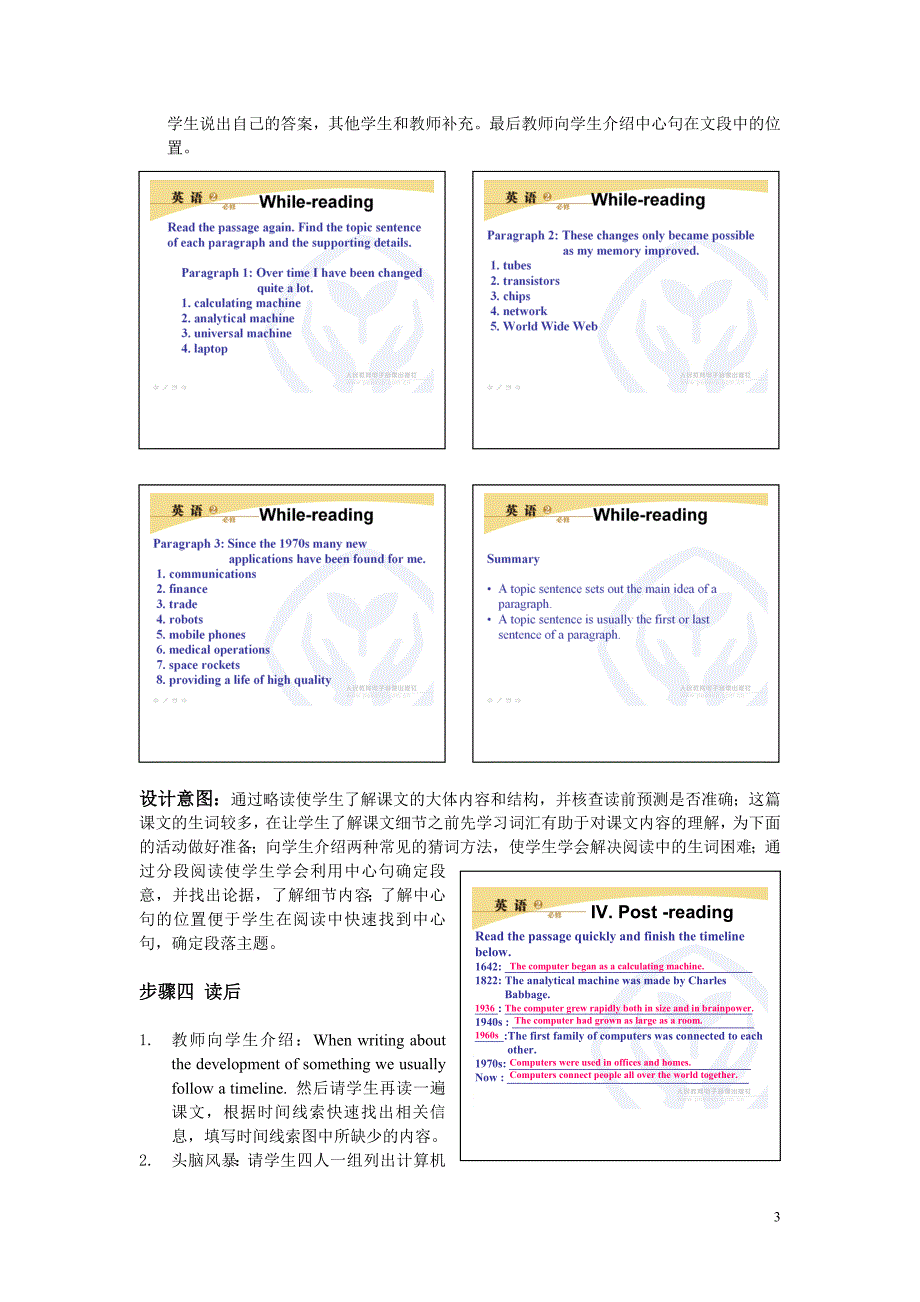 高中英语必修二全套教案+课件Unit-3-ComputersReading-_第3页