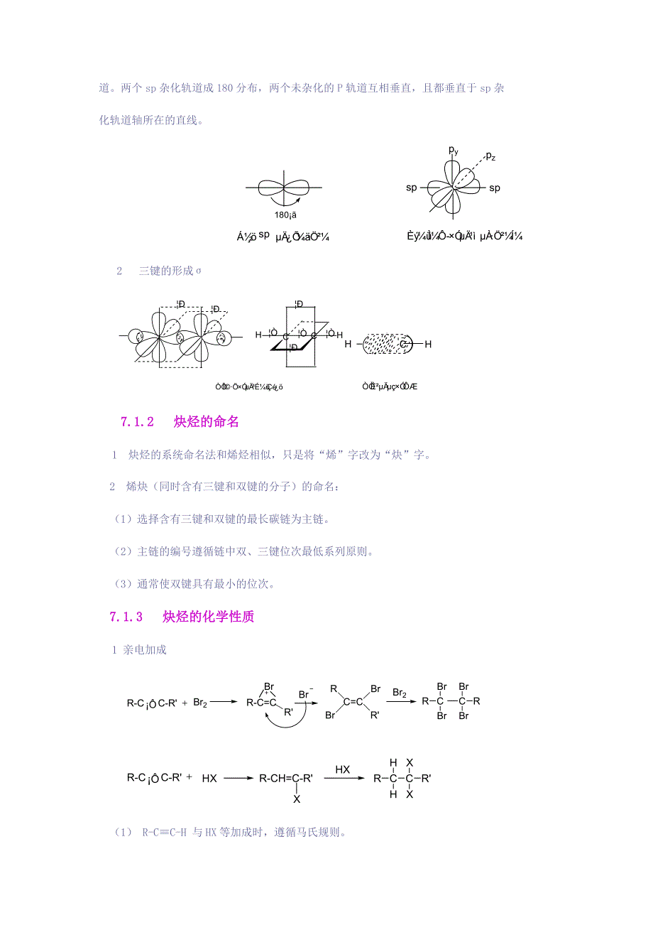 第七章炔烃和二烯烃.doc_第2页