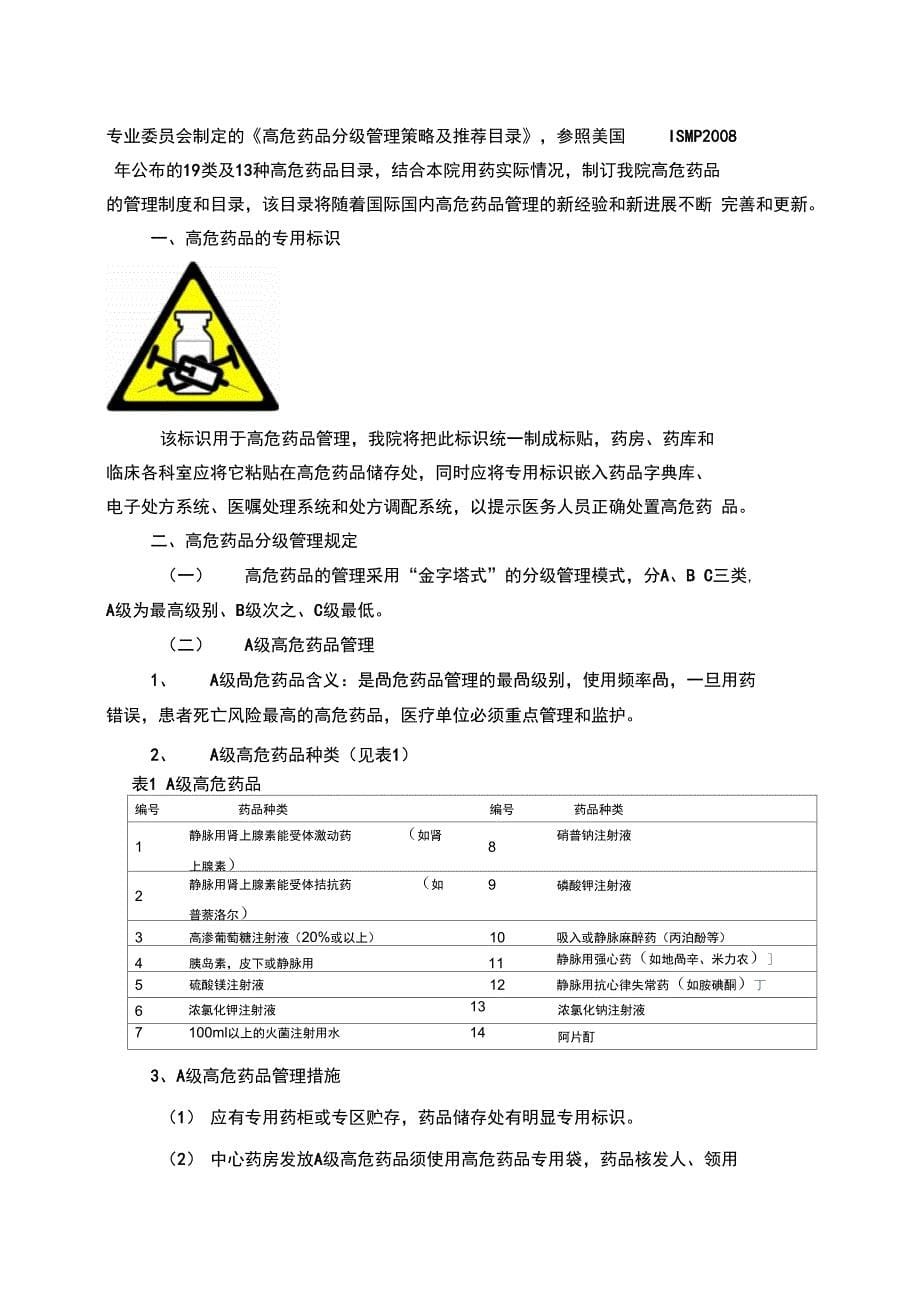 药品护理管理制度和指引_第5页