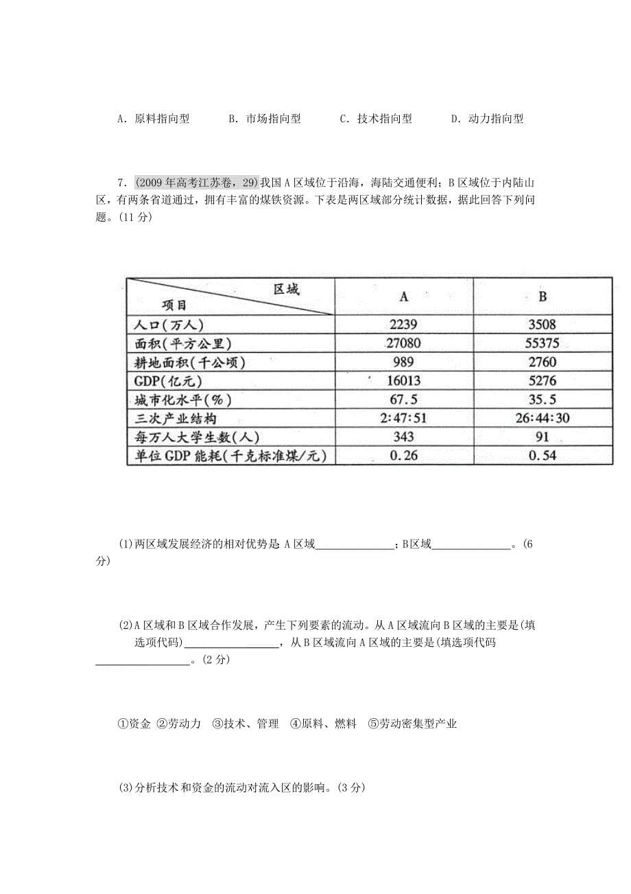 产业转移高考题_第5页