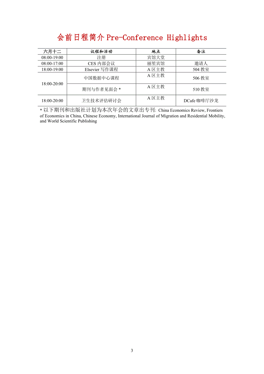 会前日程简介Pre-ConferenceHighlights_第3页