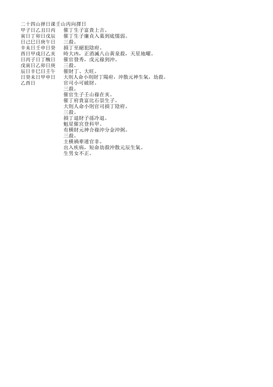 二十四山择日课_第1页