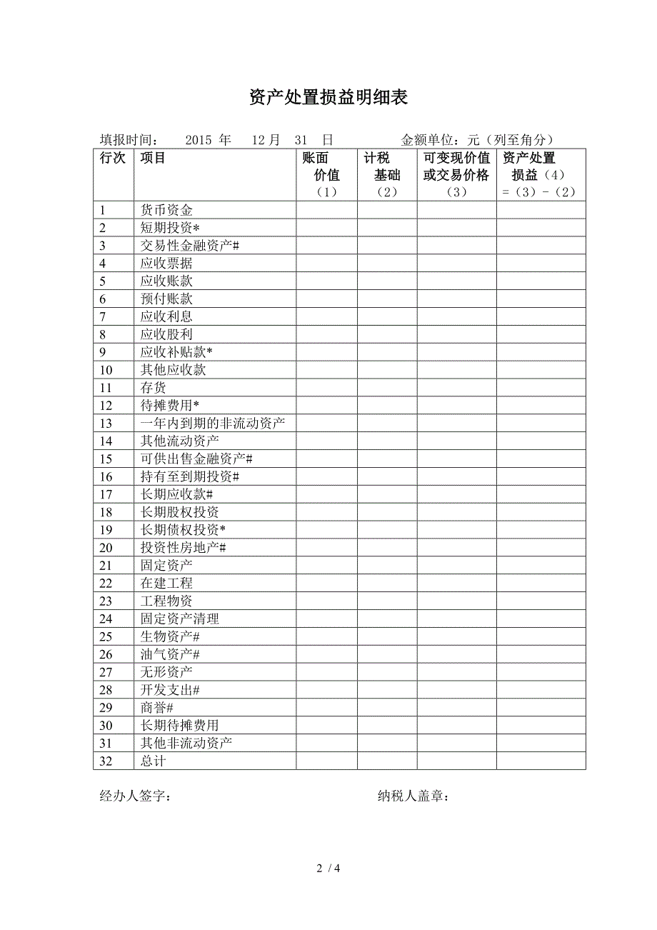 中华人民共和国企业清算所得税申报表.doc_第2页