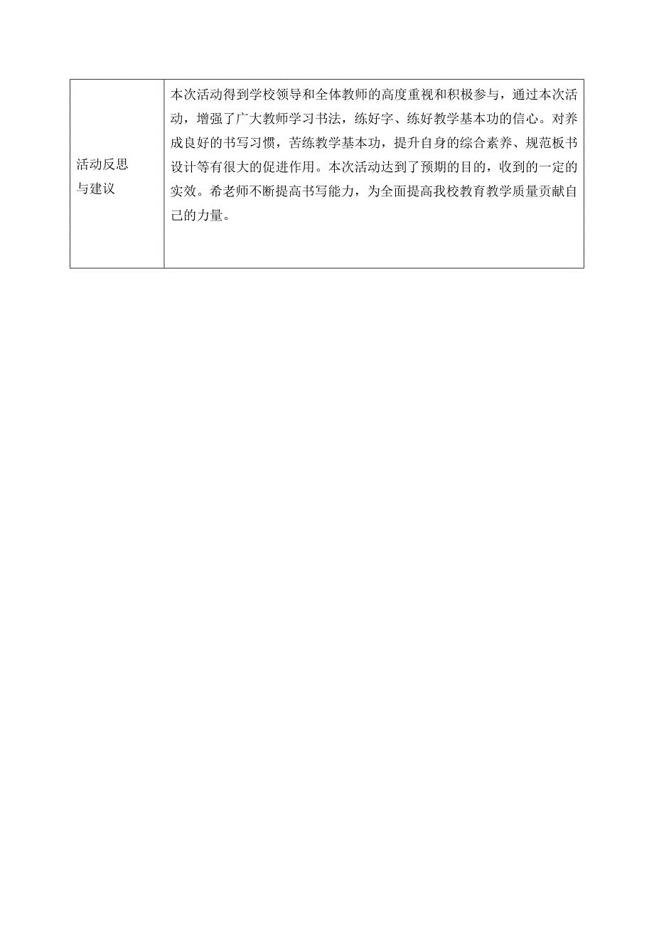 中小学学校校本培训活动记录表_第4页