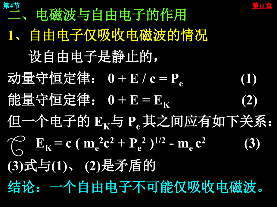 康普顿效应一电磁波的动量和静质量电磁波的度为_第2页