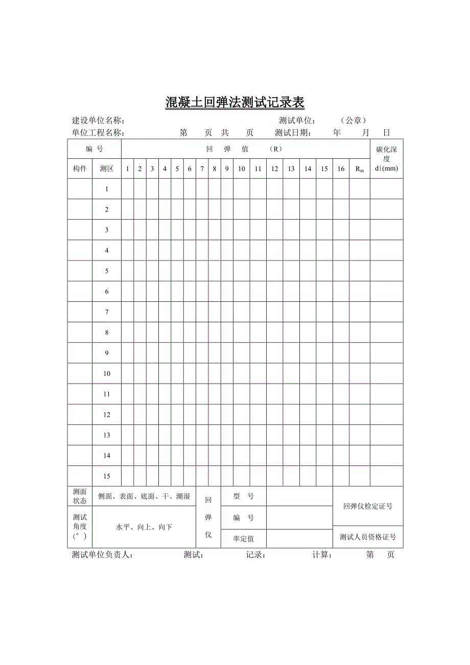 《混凝上相关表格》word版_第4页