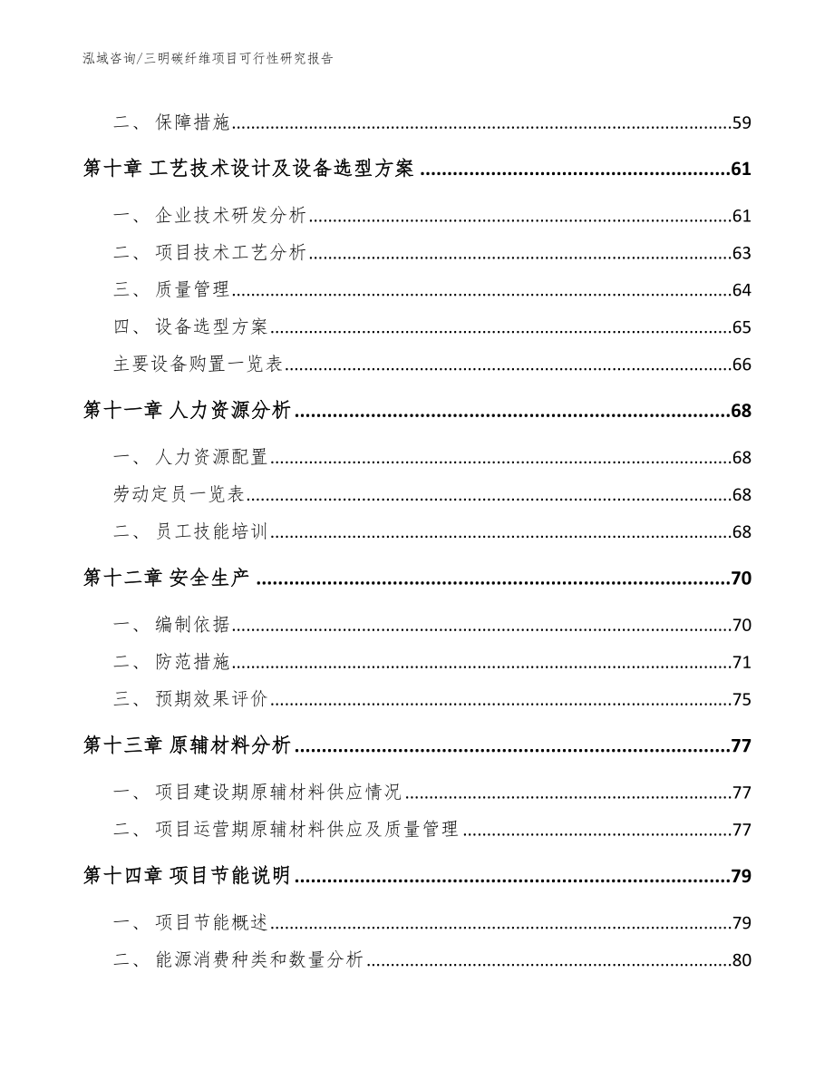 三明碳纤维项目可行性研究报告_模板范文_第4页