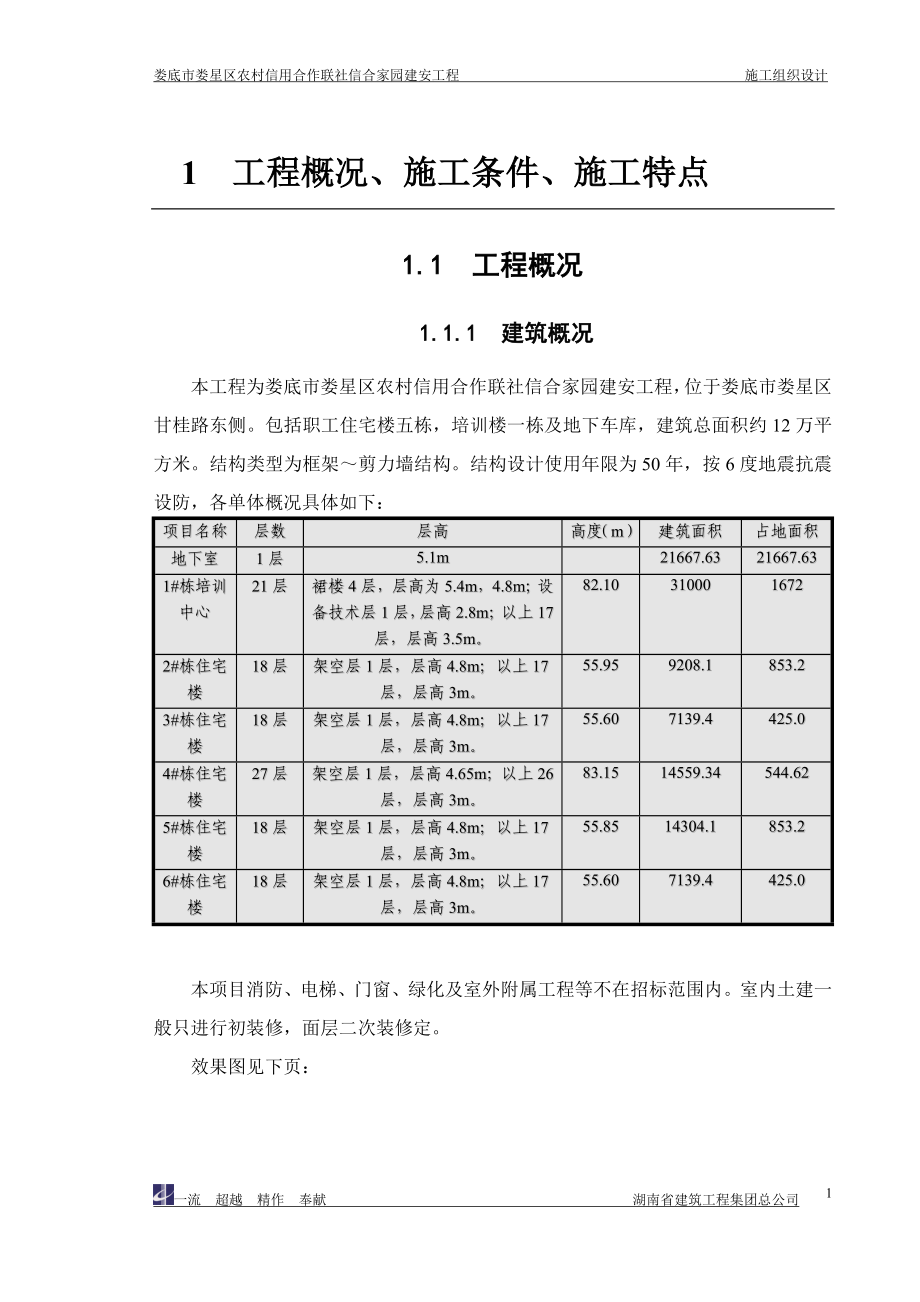 信合家园建安工程施工组织设计_第1页