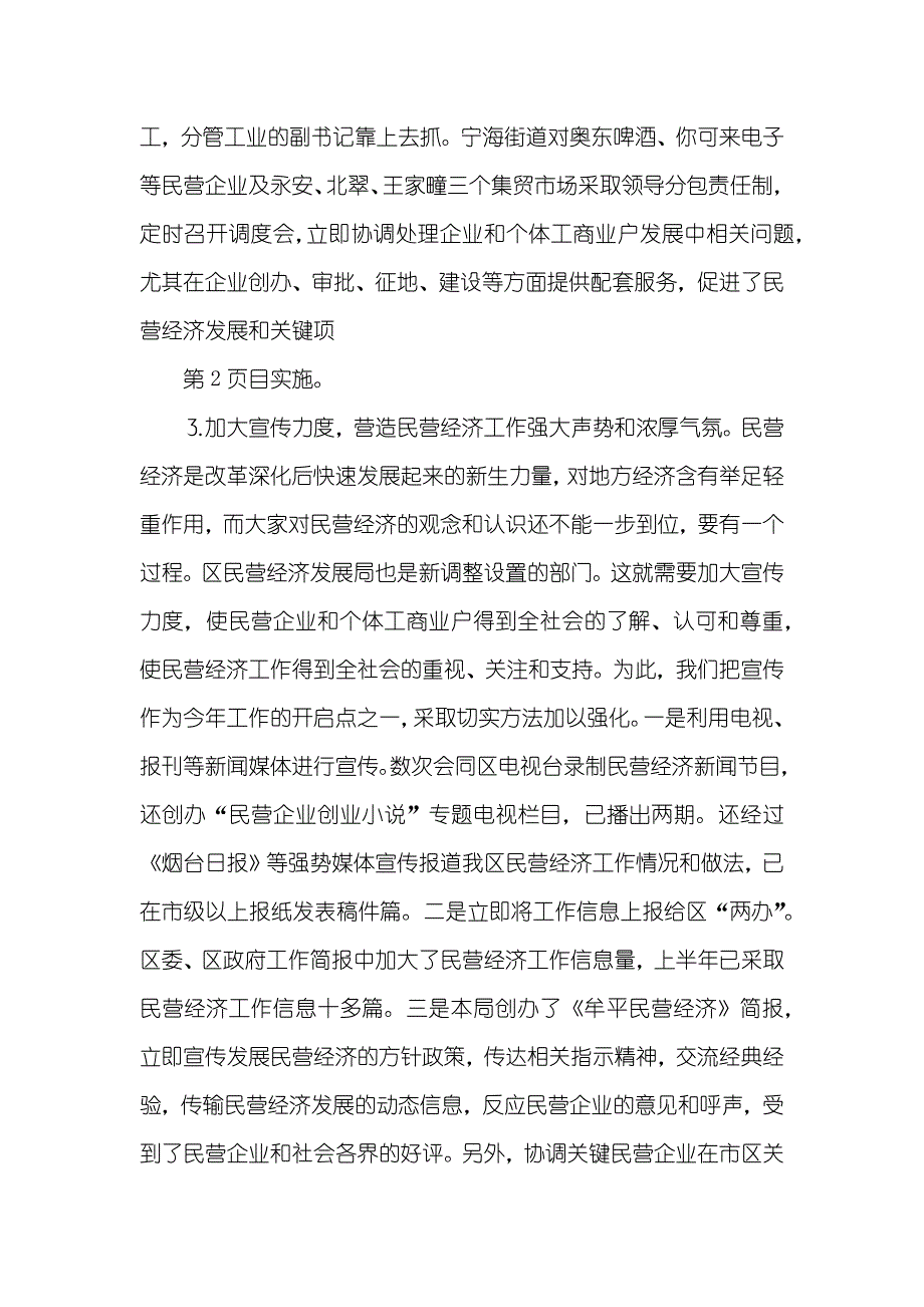 区民营经济上半年工作总结及下半年计划_第4页