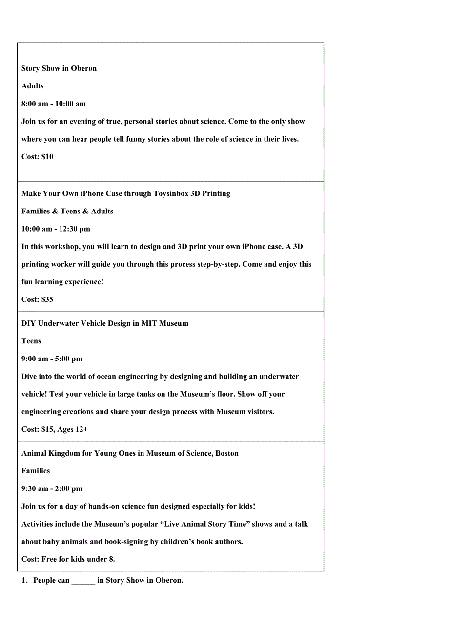 2023学年浙江省绍兴市诸暨市中考一模英语试题（含答案解析）.doc_第4页