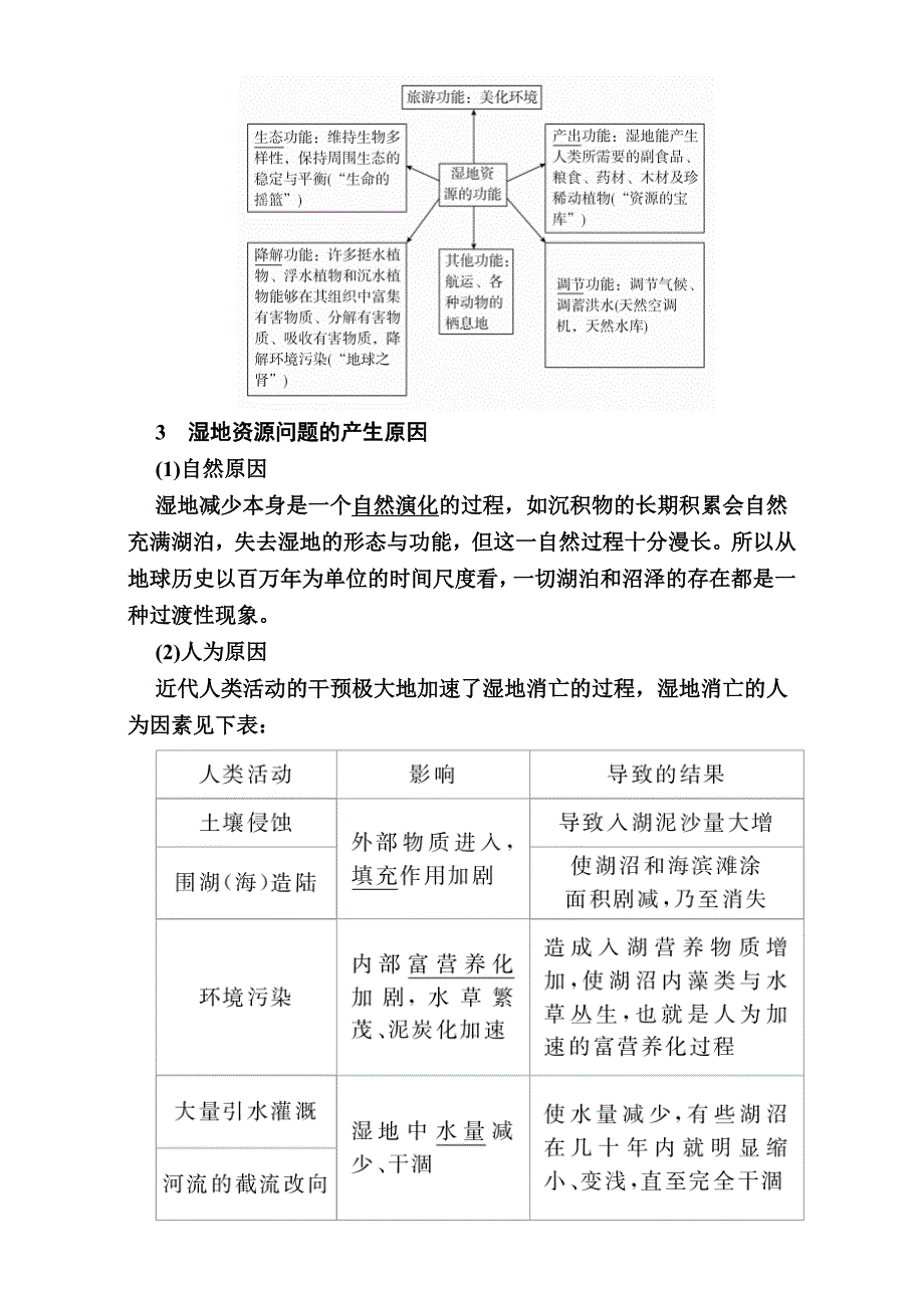 【学霸优课】高考二轮：19.2森林、湿地的开发和保护教学案含答案_第2页