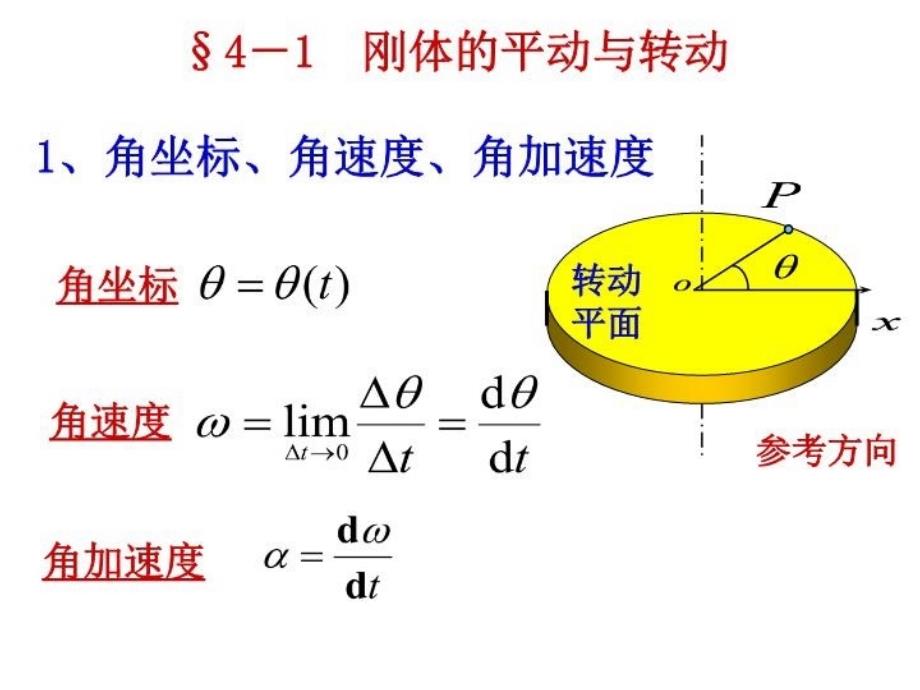 最新大学物理一复习第四章刚体的转动ppt课件_第3页