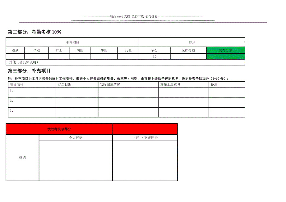 员工月度考核表(20101018).docx_第3页