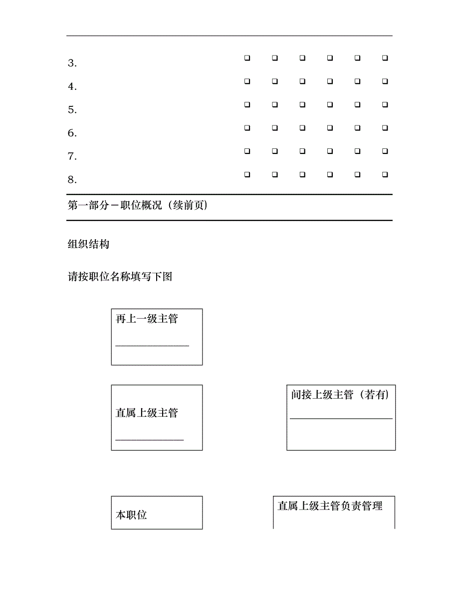 某仓储职位分析调查问卷_第4页