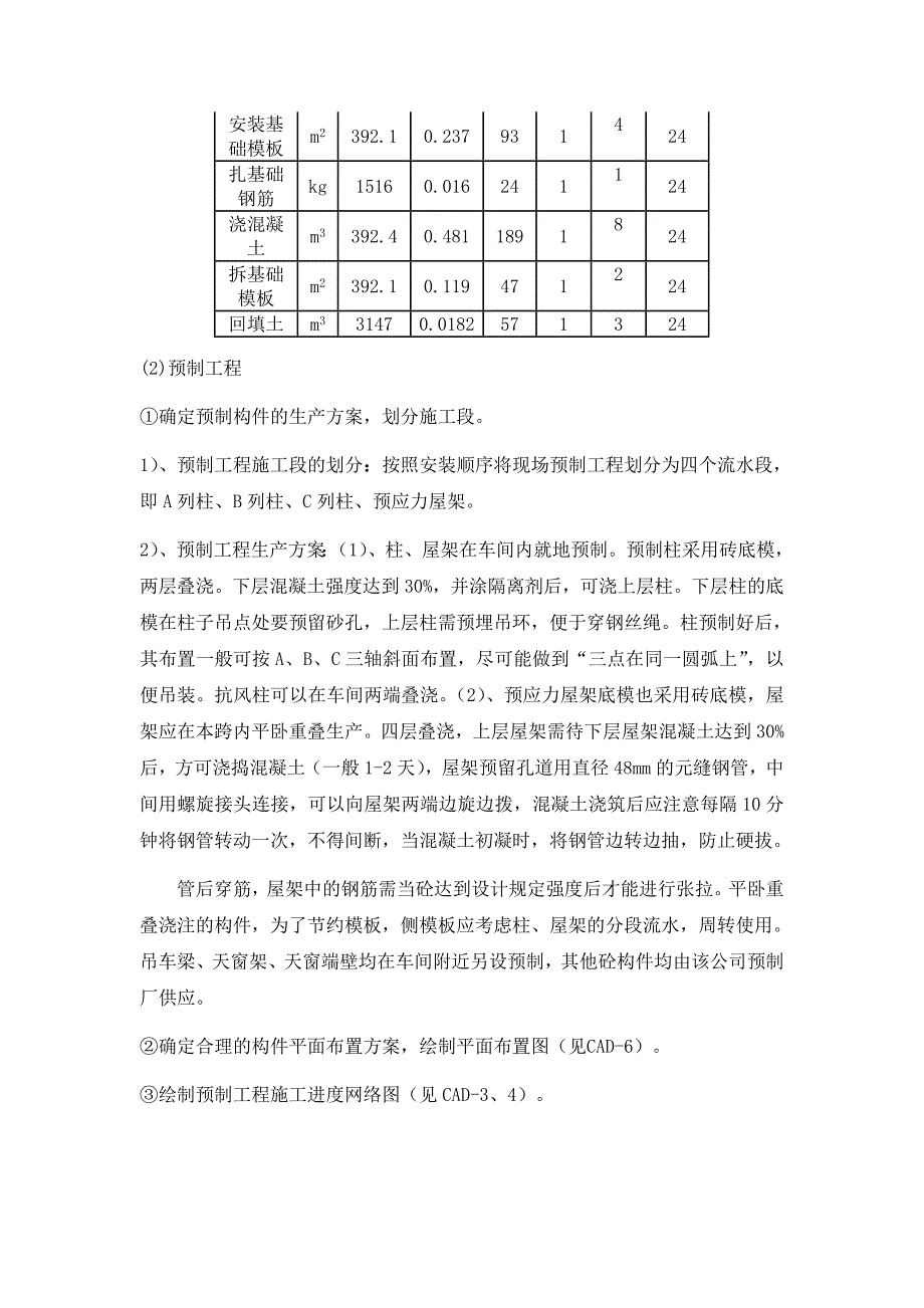 土木工程施工课程设计_第3页