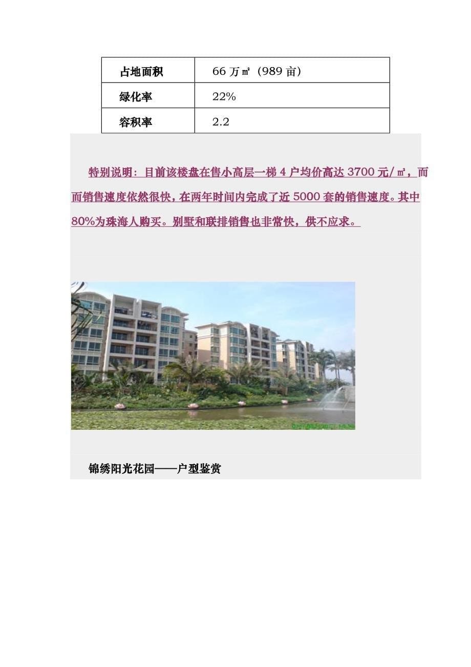 广东某房地产项目市调报告cumw_第5页