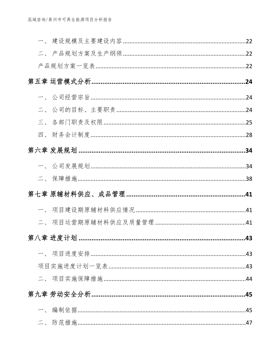 莱州市可再生能源项目分析报告模板范本_第4页