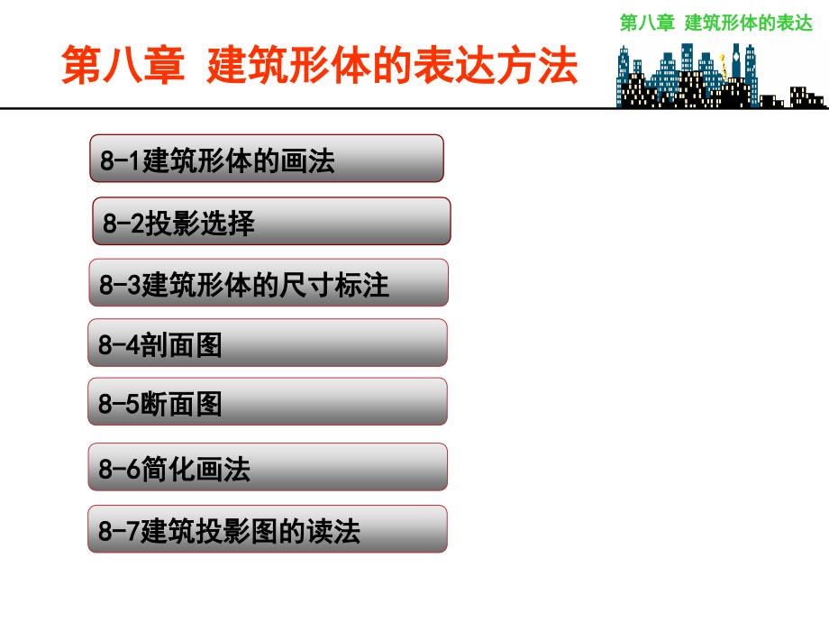 精选建筑形体的表达方法培训课件ppt74页_第2页