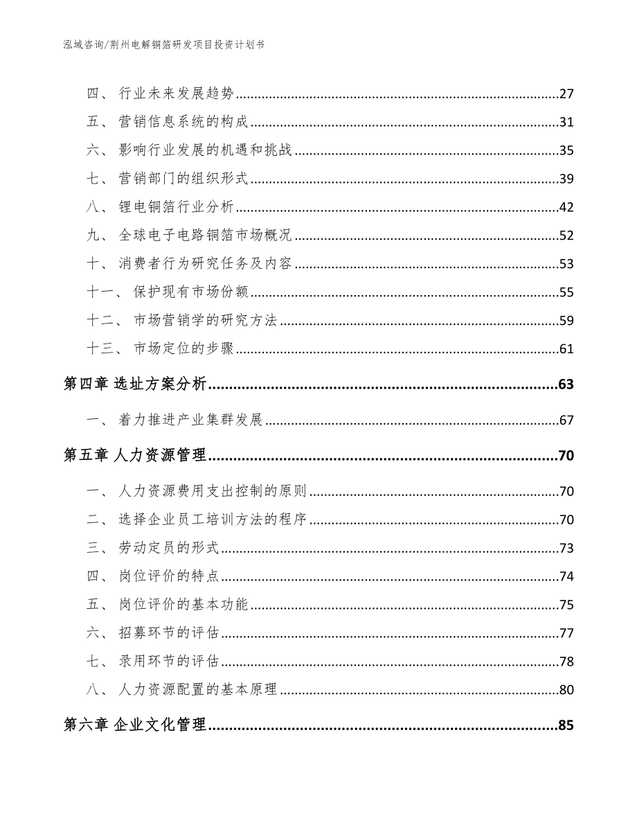 荆州电解铜箔研发项目投资计划书_第3页