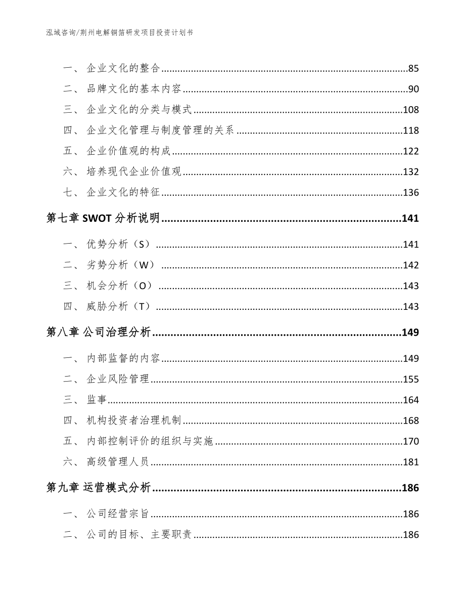 荆州电解铜箔研发项目投资计划书_第4页