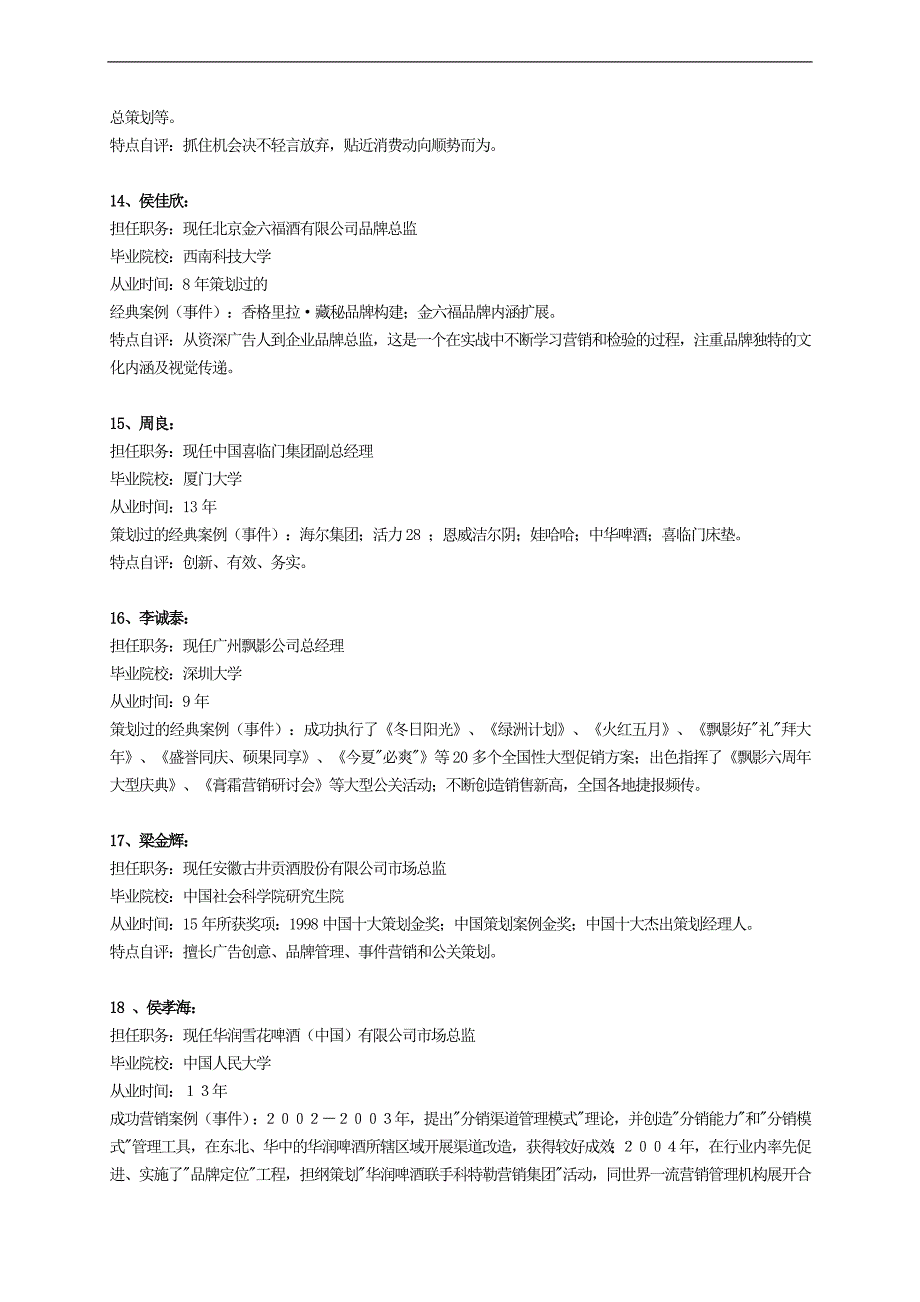 中国最具影响力的营销策划100人.DOC_第4页