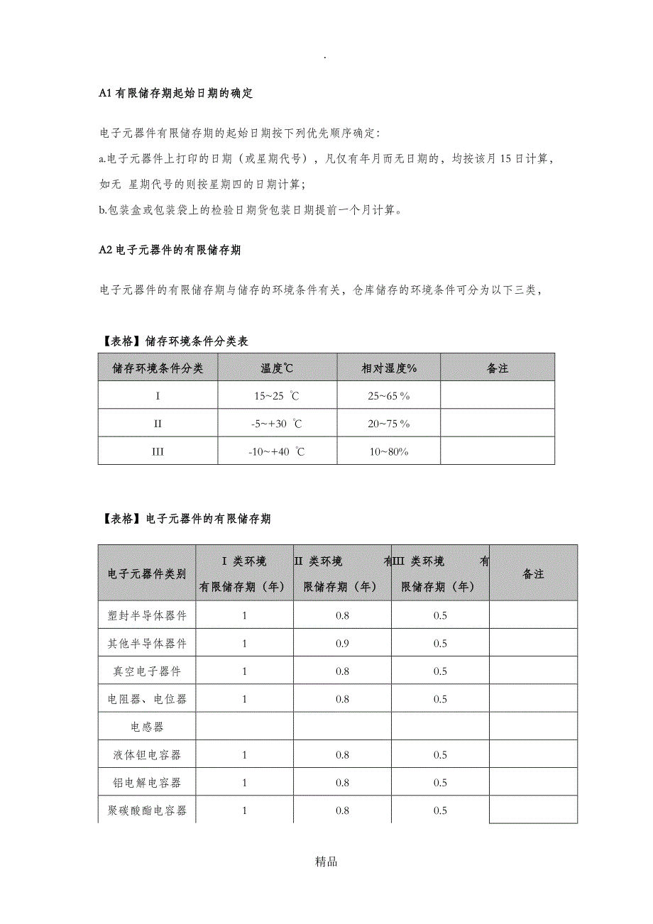 电子元器件仓库储存要求_第3页