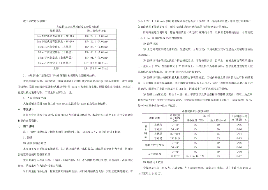 城市道路设计说明高十三路_第2页