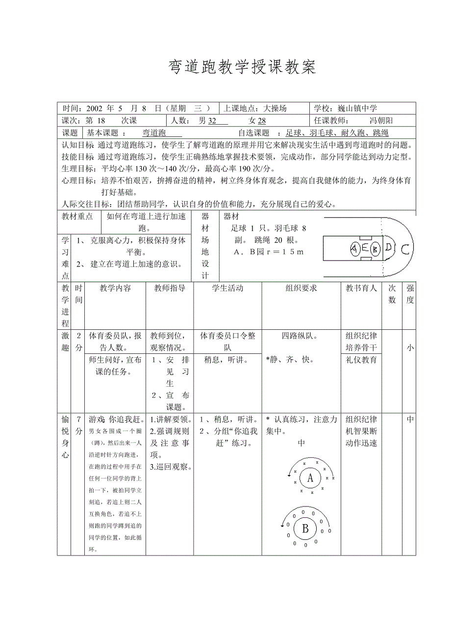 弯道跑技术教案.doc_第1页