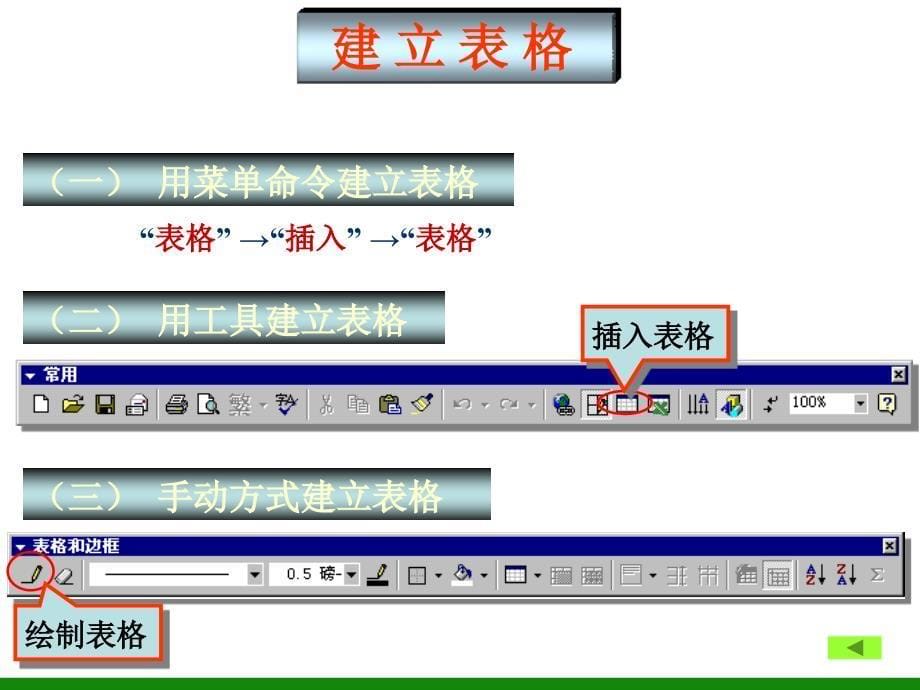 制作表格PPT课件信息技术四年级上册_第5页