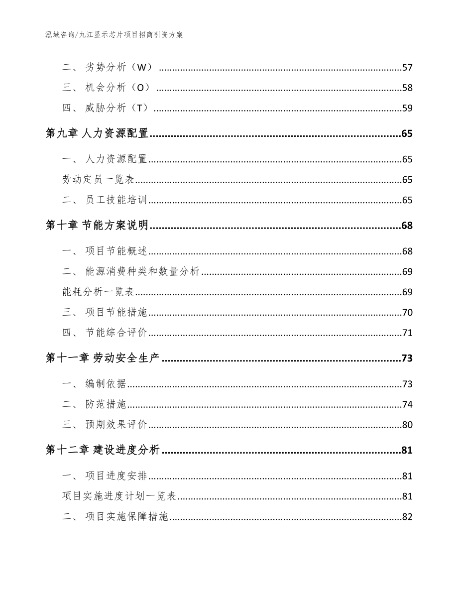 九江显示芯片项目招商引资方案【模板】_第4页