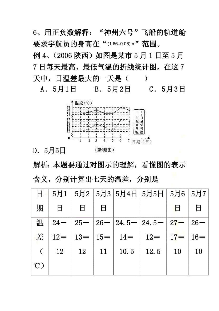 七年级数学上册1.1正数和负数走进生活看正负数素材（新版）新人教版_第5页