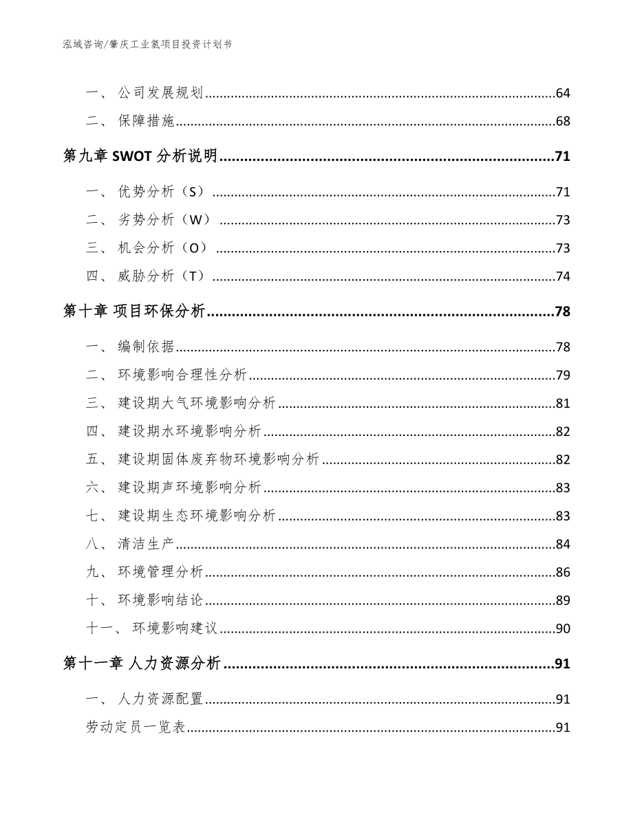 肇庆工业氢项目投资计划书_第4页