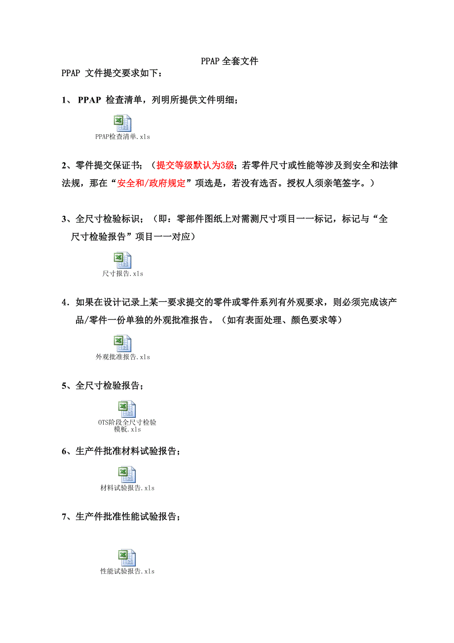 (word完整版)全套PPAP模板及使用说明.doc_第1页