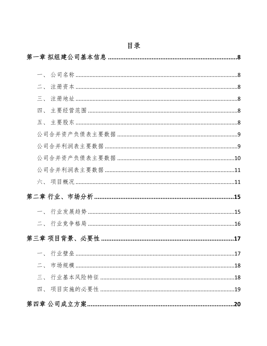 郑州关于成立LED灯具公司可行性研究报告(DOC 83页)_第2页