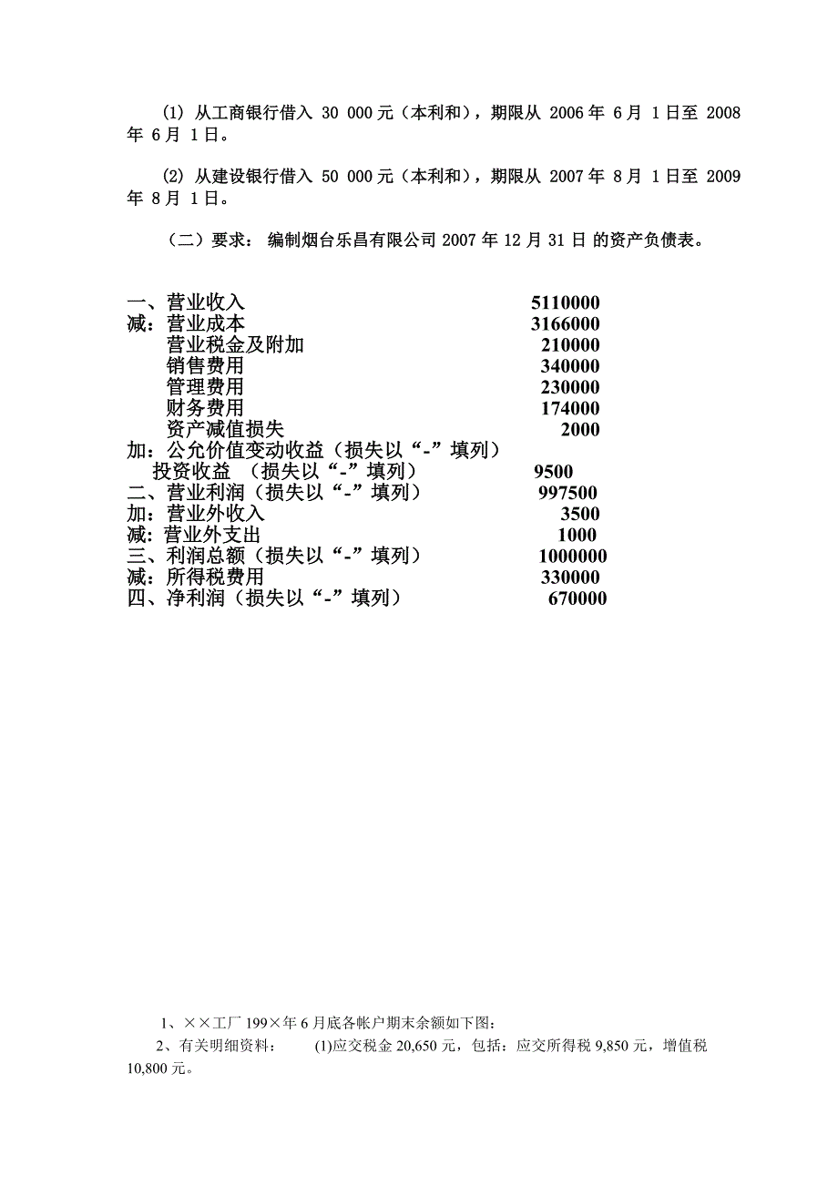 资产负债表题_第4页