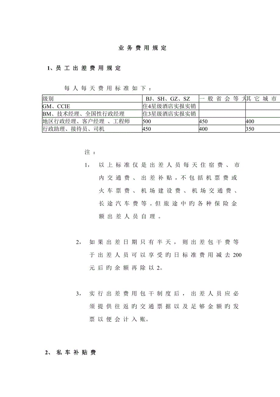 企业业务费用管理新版制度_第1页