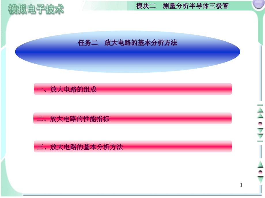 模电模块二放大电路ppt课件_第1页