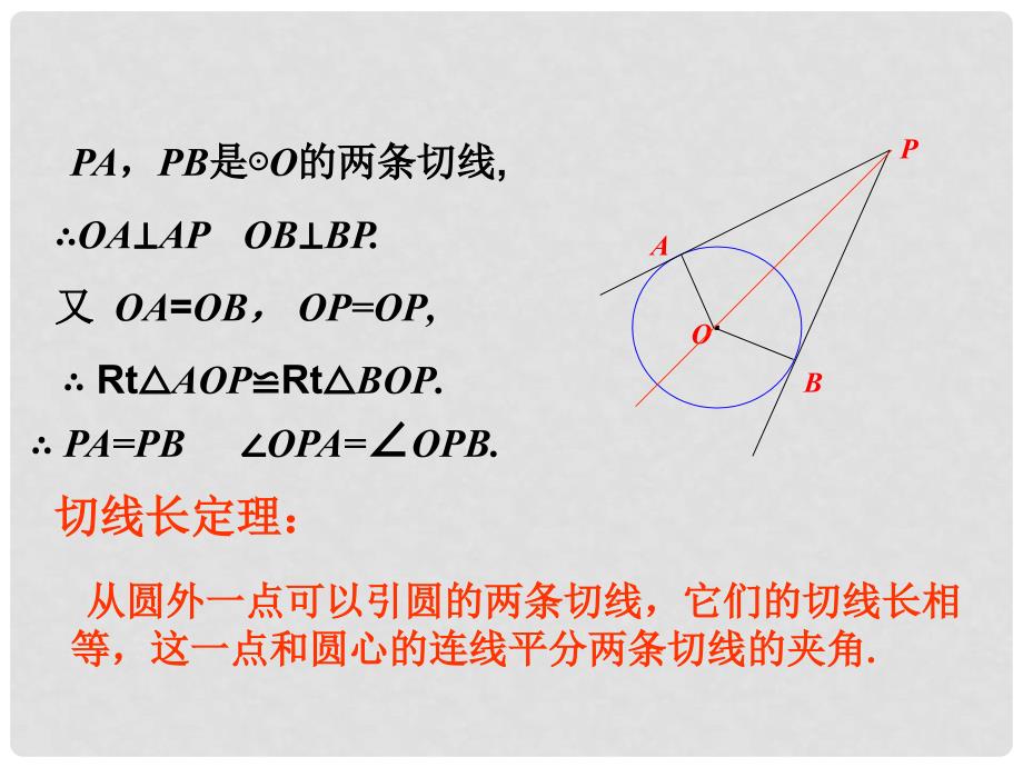 广西北流市民乐镇第一初级中学九年级数学上册 24.2.2 直线和圆的位置（第3课时）课件 新人教版_第4页