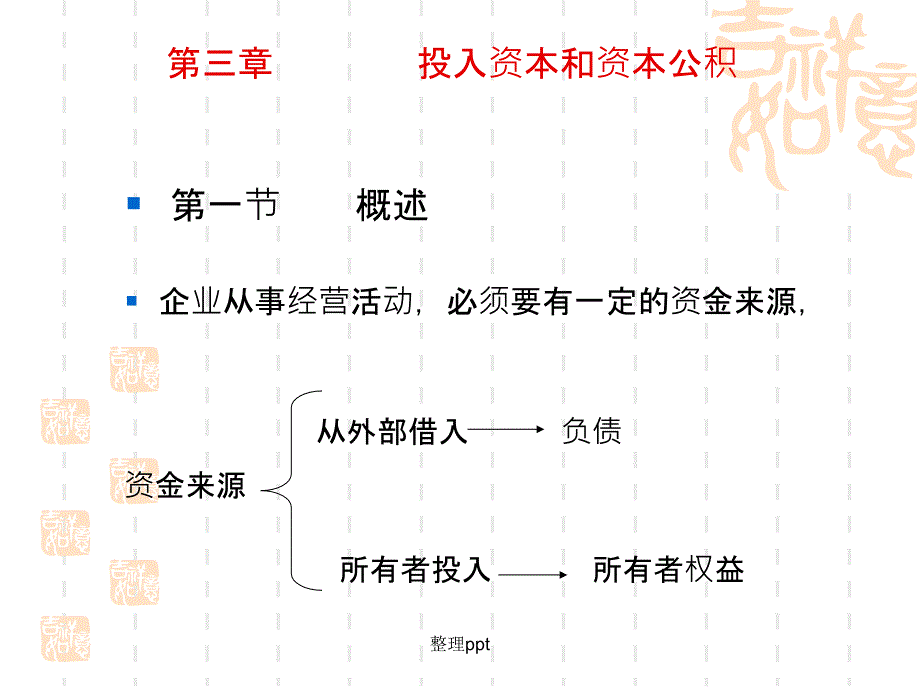 第三章投入资本和资本公积会计学_第1页