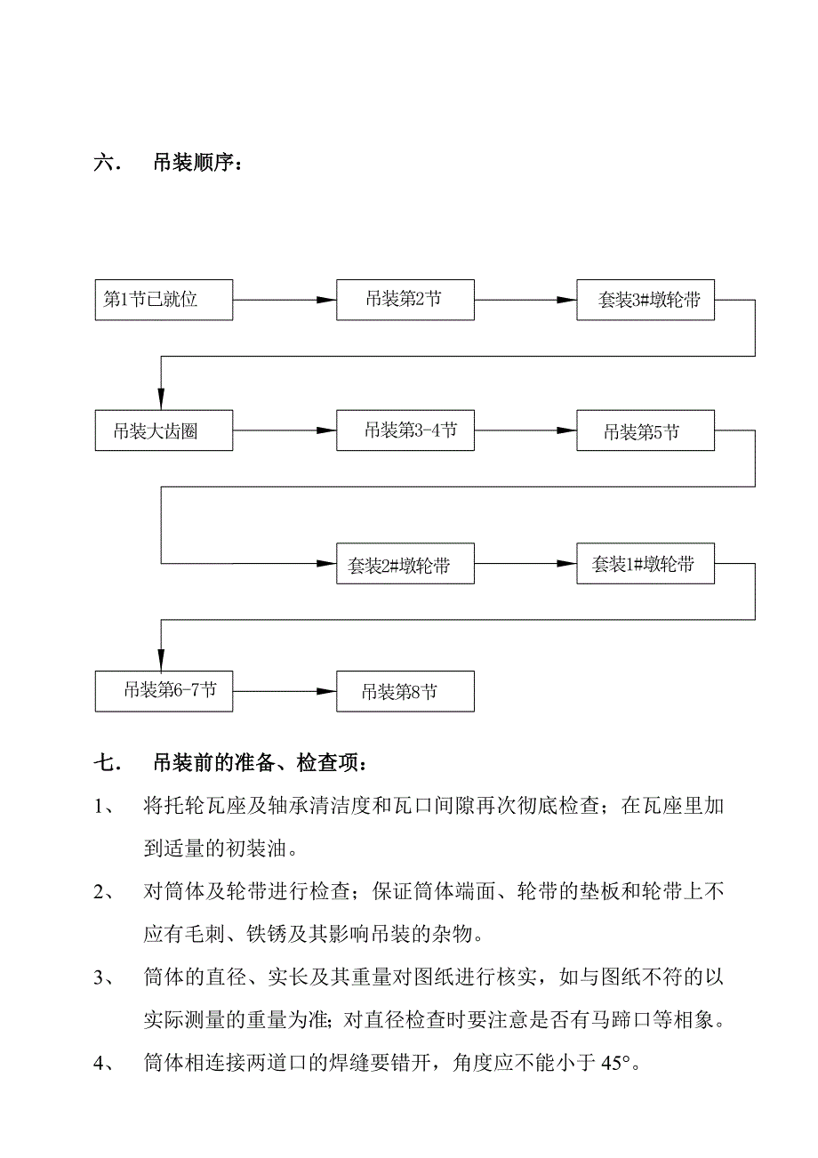 水泥厂回转窑安装施工方案回转窑筒体吊装施工方案_第4页