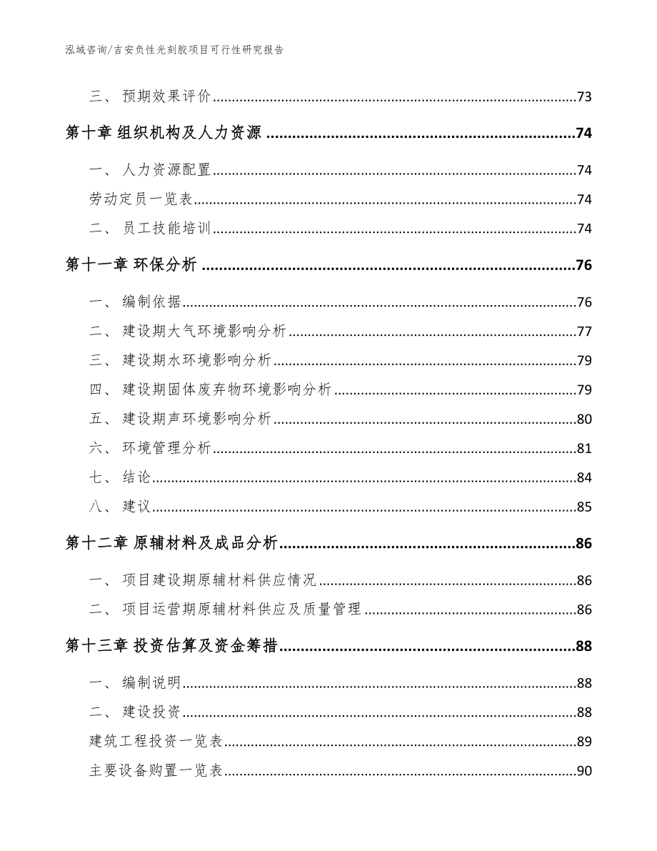 吉安负性光刻胶项目可行性研究报告模板范本_第3页