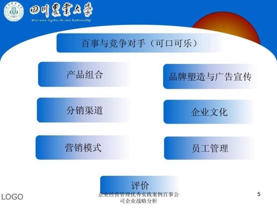 企业经营管理优秀实践案例百事公司企业战略分析课件_第5页