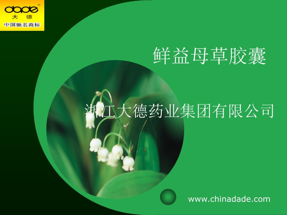 鲜益母草胶囊appt课件_第1页